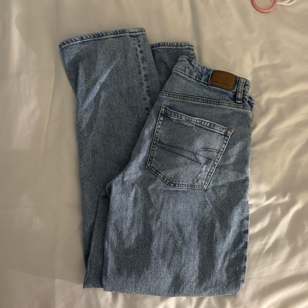 American Eagle Outfitters Blue Straight Jeans